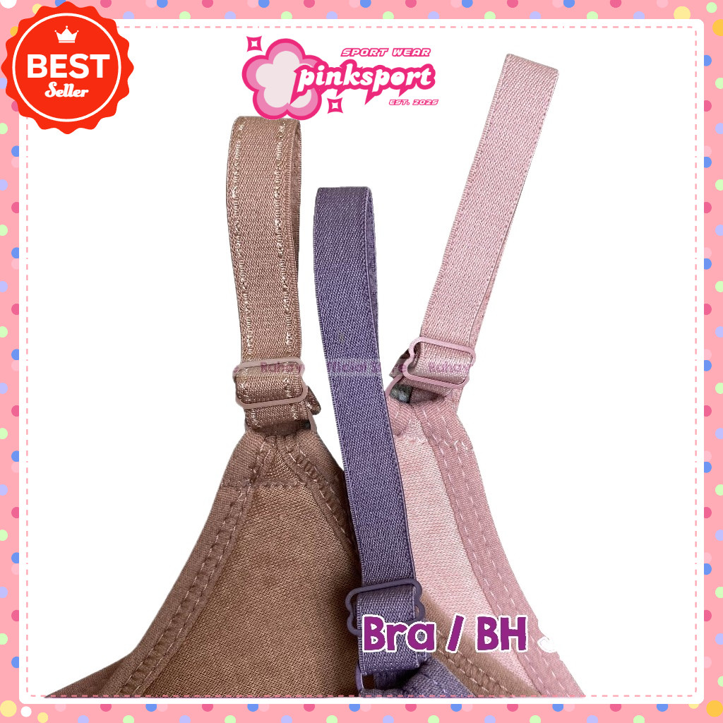 Pink Sport / Bra Winalin Isi 3pcs / BH Winalin / Bra Sport Winalin / BH Sport Winalin Bahan Katun