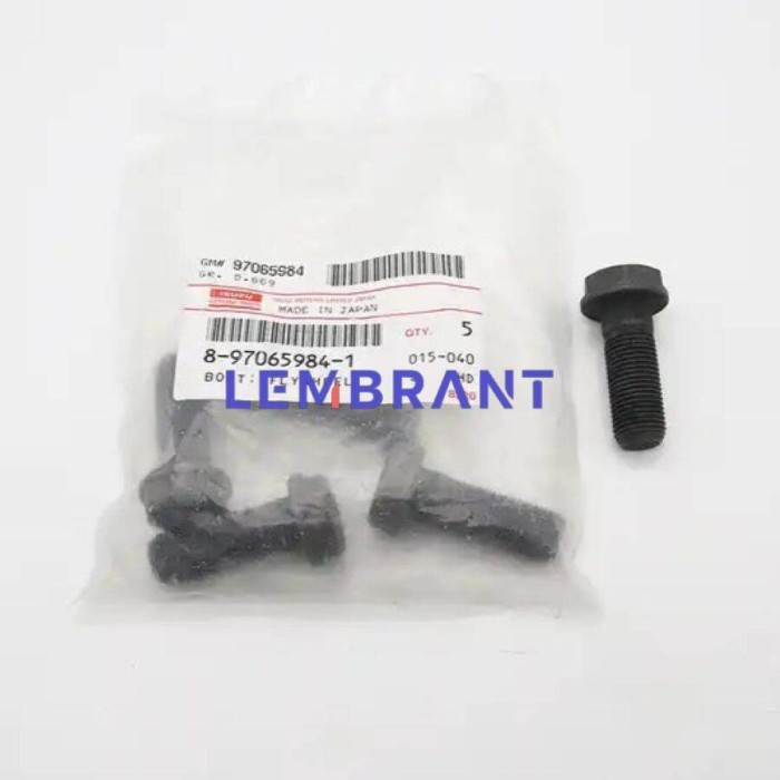Baru Bolt Baut Flywheel Fly Wheel Roda Gila Isuzu Panther Dmax Traga Ori