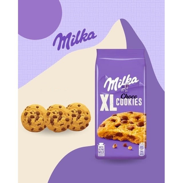 

Biskuit MILKA XL Choco Cookies 184gram asal Eropa