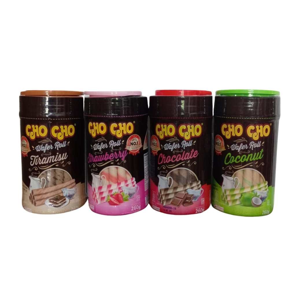 

Chocho Wafer Roll 260gr Astor Coklat