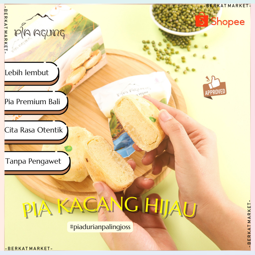 

Pia Agung Bali Kacang Hijau Ijo Oleh Oleh2 Khas Asli Bali Murah Official Store