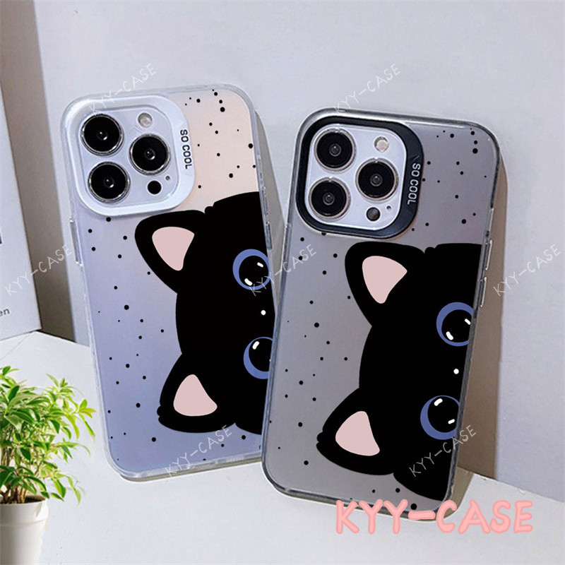 Bahan lembut dan anti jatuh, Kucing lucu, casing oppo lucu, casing oppo a54, casing oppo a55, casing