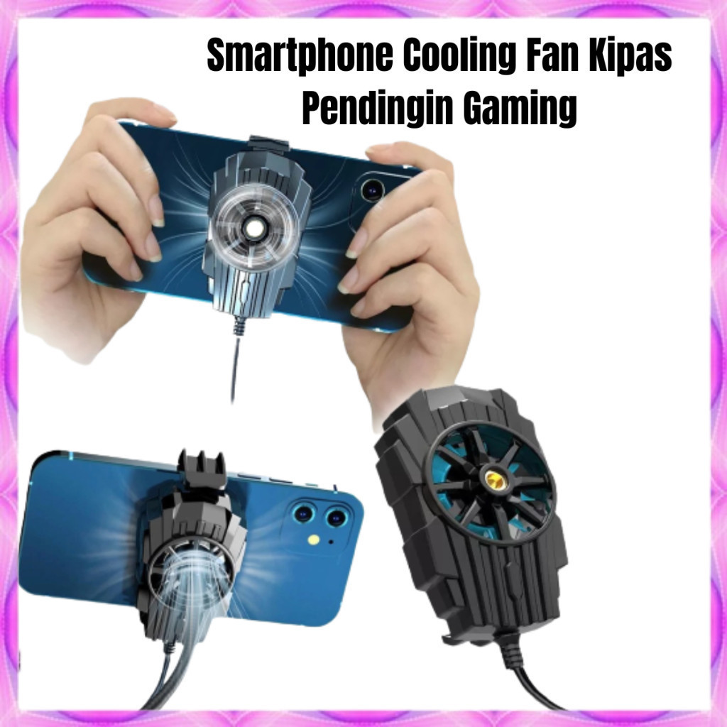 Pendingin hp Gaming Cooler Mobile Phone Game Cooling pad cooler hp cooler handphone kipas hp pending