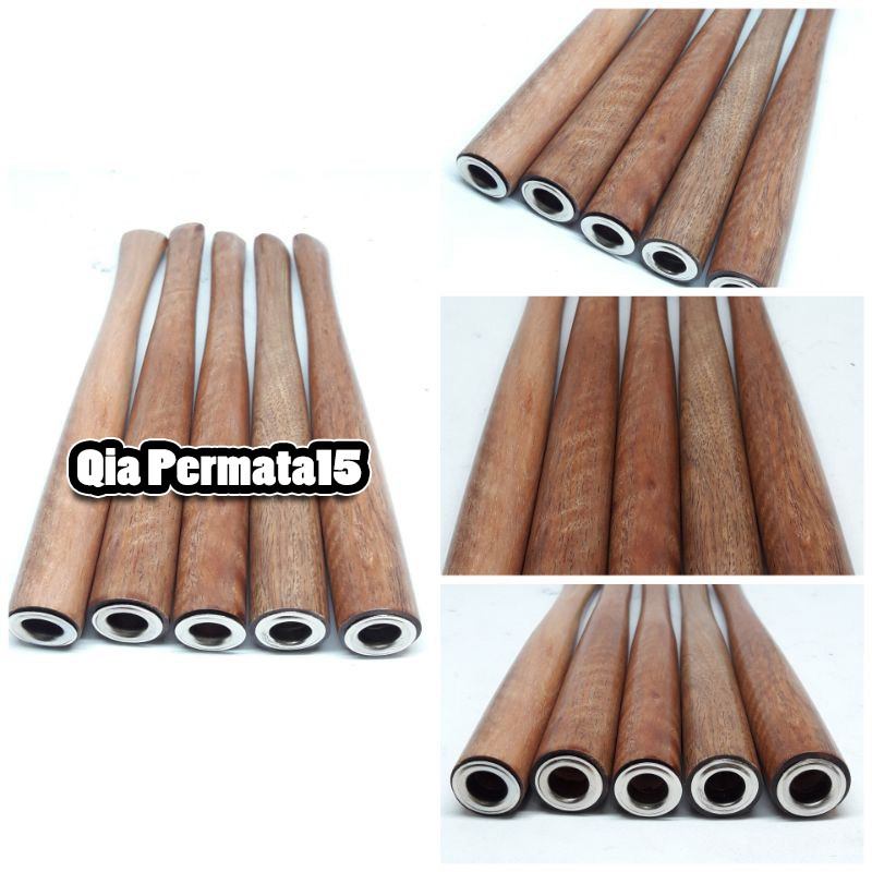 Once pipa rokok kayu stigi lubang multi