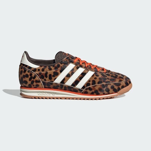 Adidas SL 72 Leopard Dark Brown Off White Semi Impact Orange JI0189