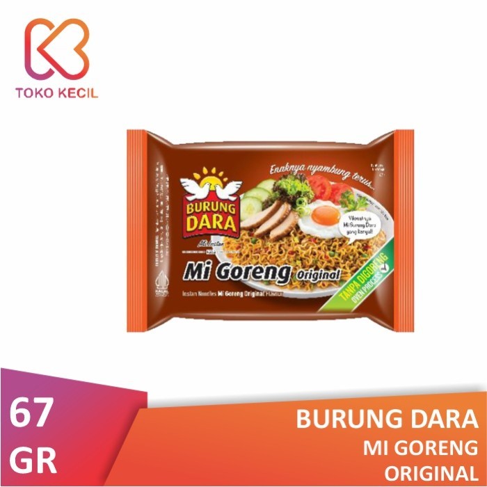 Burung Dara Mi Goreng Original 67gr