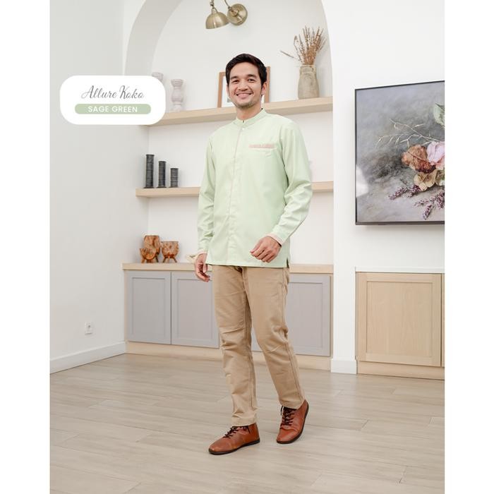 Gamaleea - Allure Family Set Sage Green / Sarimbit Lebaran Seragam Keluarga / Pakaian Keluarga / Baj