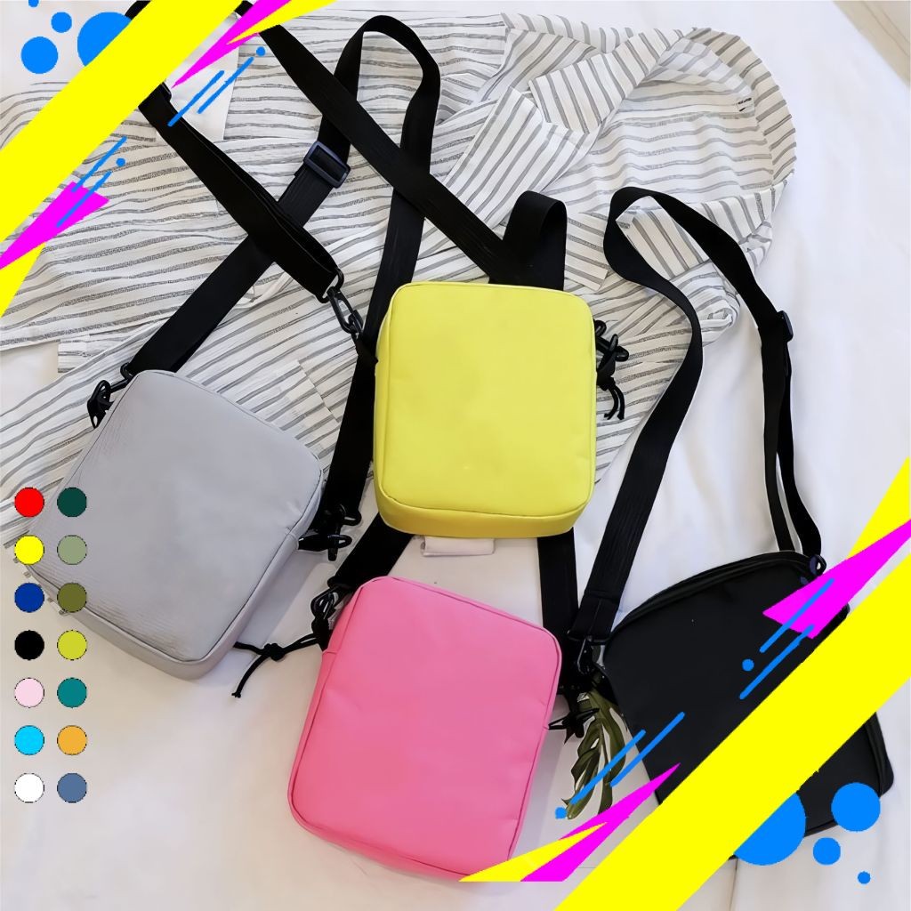 RMP Tas Selempang Polos Anak Laki laki dan Perempuan Fashion Kids 03