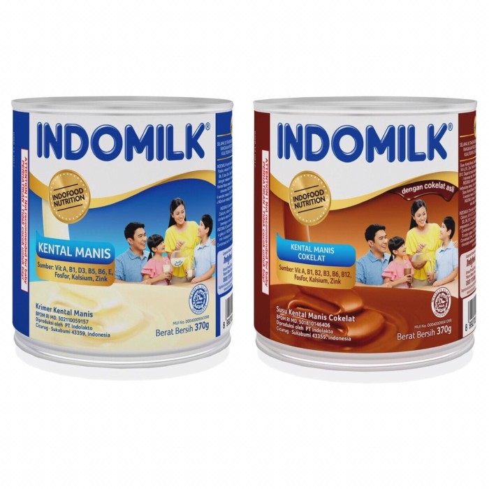 

pekanbaru / SUSU KENTAL MANIS INDOMILK COKLAT&VANILLA 370grm