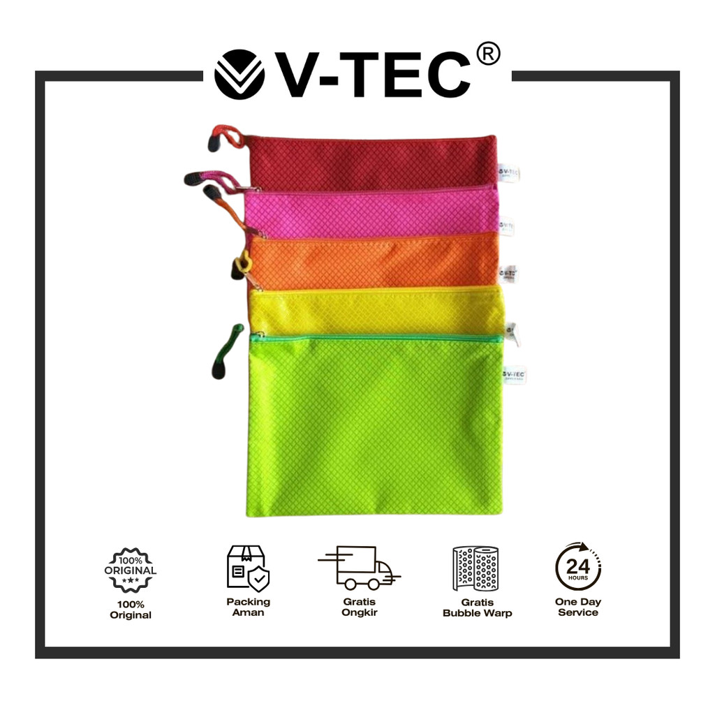 

V-TEC ZIPPER BAG TYPE VT-6008 UKURAN A4