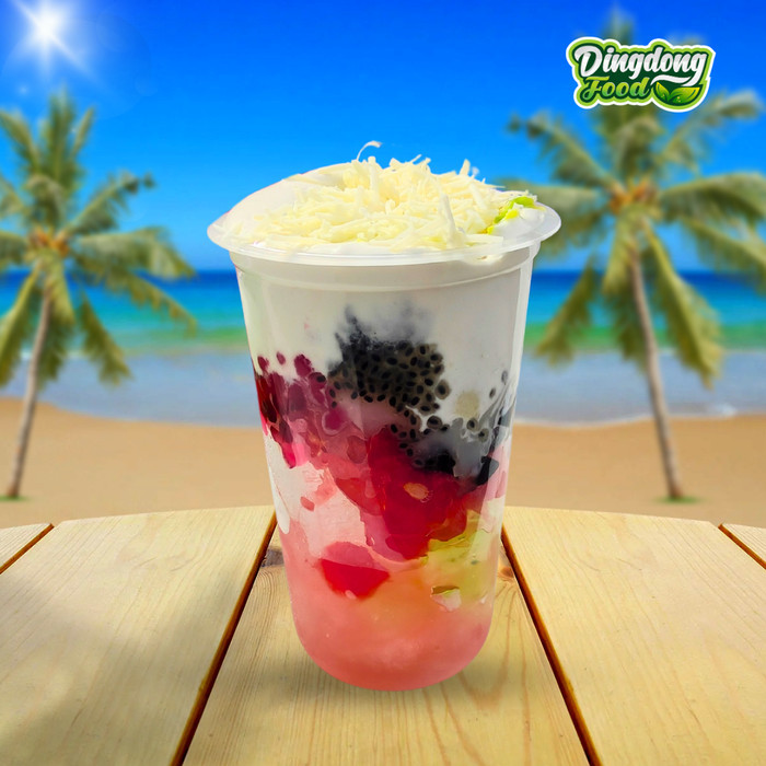 

Es Teler Segar Nikmat Dingdong Food Kemasan Gelas Cup 18 oz