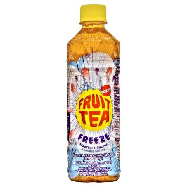 Fruit Tea Botol 350 ml. 1 Dus isi 12 pcs.