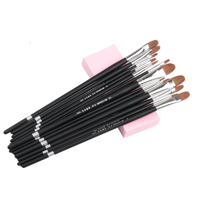 

13pcs/Set Art Paint Brush Oil Watercolor Gouache Painting Brush Pinceles Para Acrilico Y Oleo Nylon Painting Brushes Art Supply