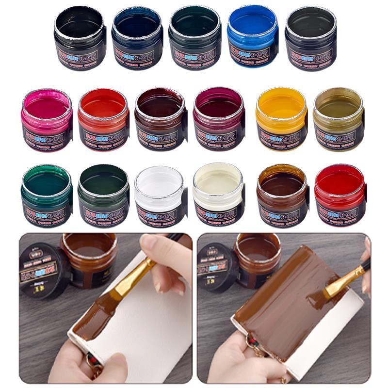 

Vegetable Tanned Leather Pigment 50g/Bottle Coloring DIY Leather Crafts Dye Graffiti Used For Vegetable Tanning Material