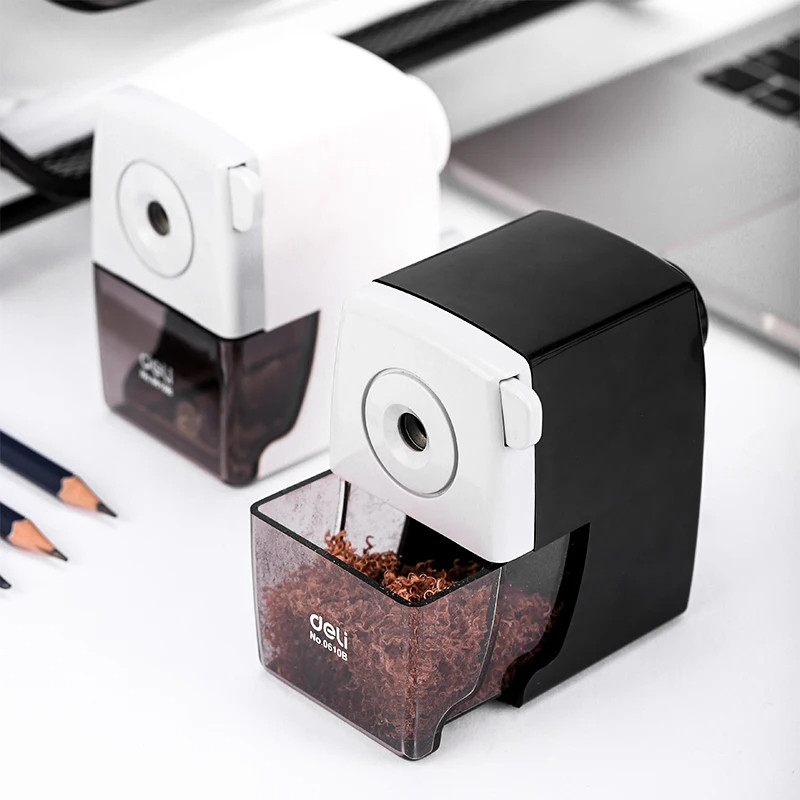 

DELI Rotary Pencil Sharpener Pencil Cutter Office School Table Sharperners Stationery