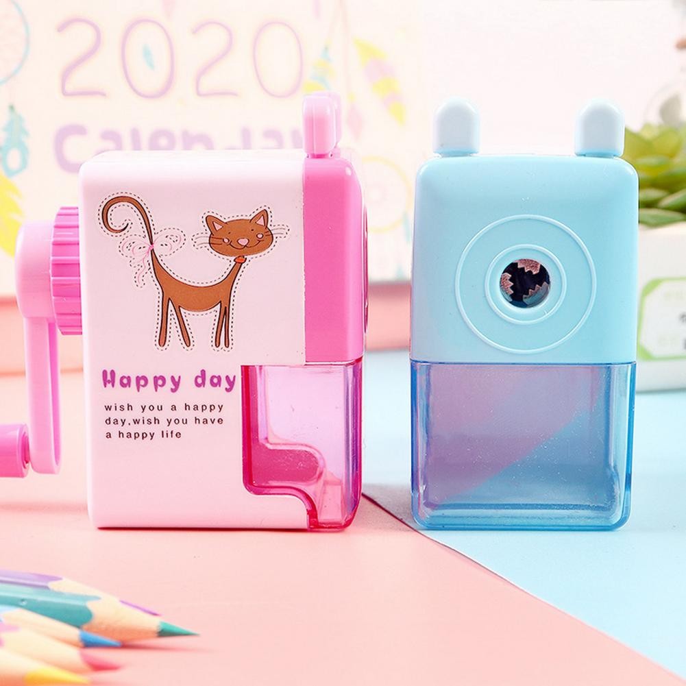 

Sharpen Pens Portable Rotary Pencil Sharpener Machine School Stationery
