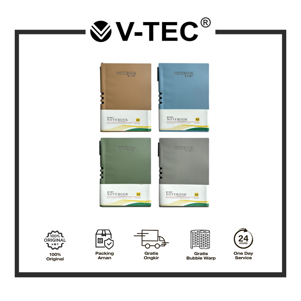 

V-TEC NOTEBOOK NB 492-25/A5 116 SHEETS 80 GSM