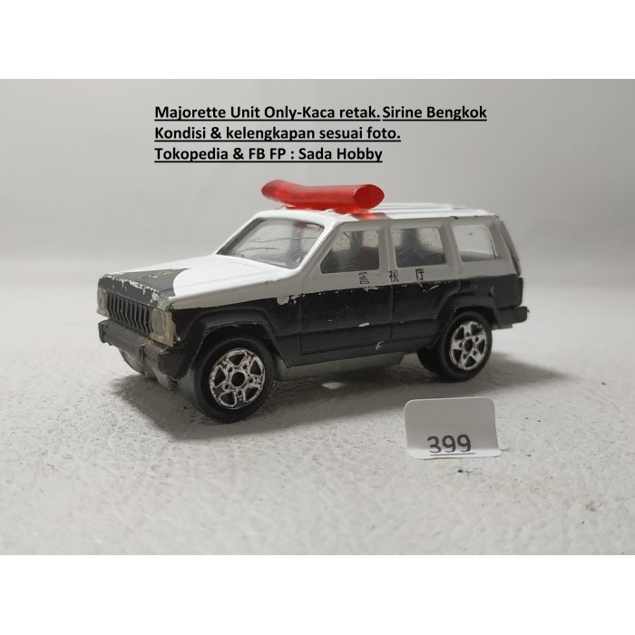Diecast Majorette Jeep Cherokee Japan Police Unit Only