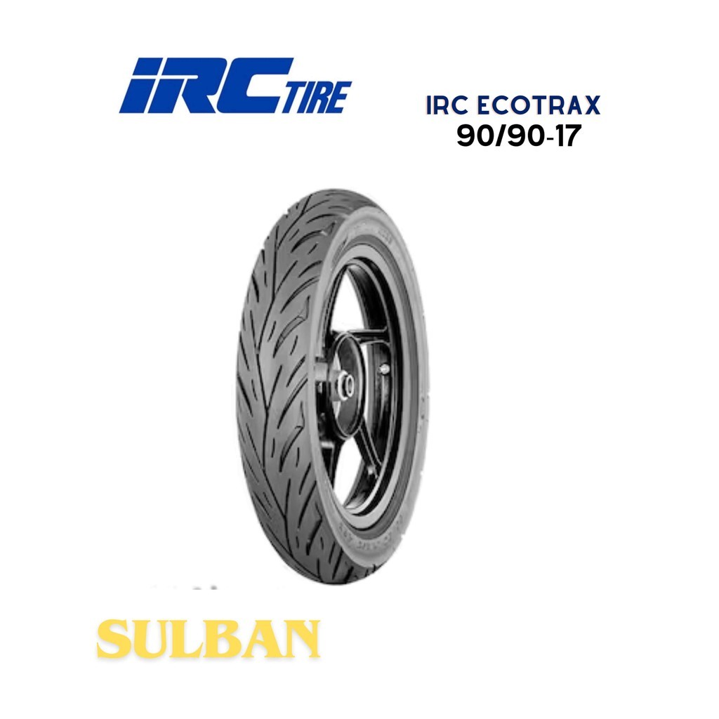 Ban Motor IRC ECOTRAX size 80/90 R17 - Tubeless Ban Belakang  Supra x 125, Revo, Blade 125, Jupiter 