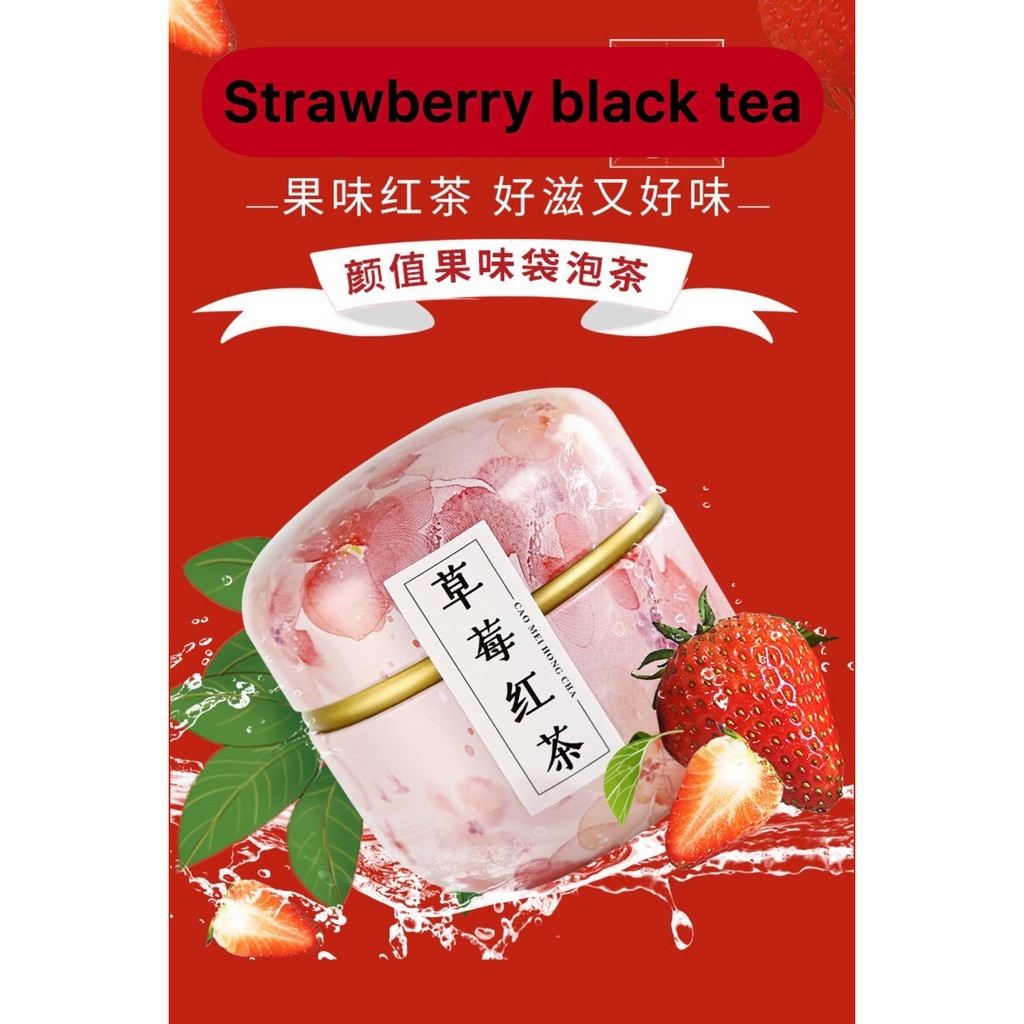 

BLEND TEA / TISANE TEA - STRAWBERRY BLACK TEA / TEH STROBERI [10PACK] 草莓红茶