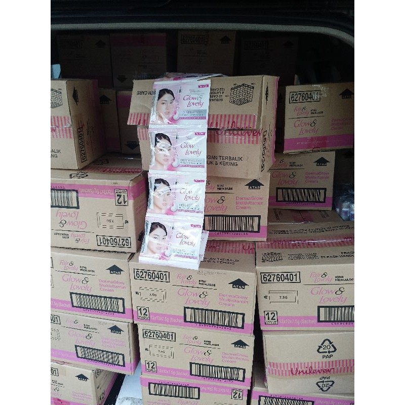 fair lovely cream sachet/renteng pink dan kuning