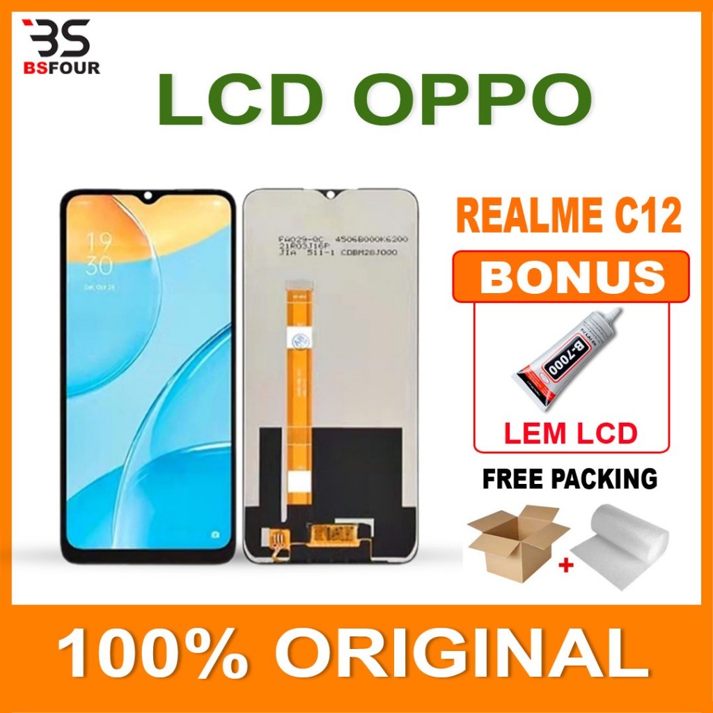 LCD OPPO REALME C12 ORIGINAL FULLSET TOUCHSCREEN