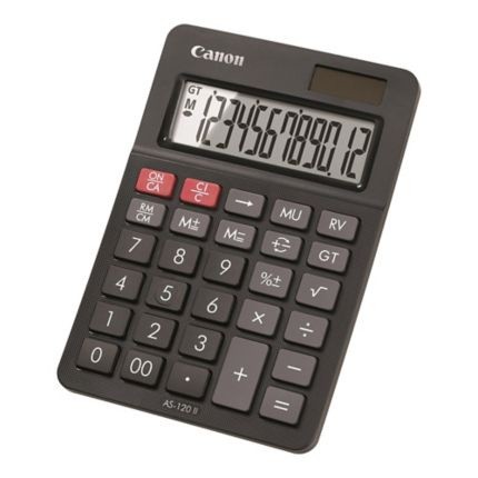

Kalkulator Meja CANON AS-120 II Office Desktop Calculator 12 Digit