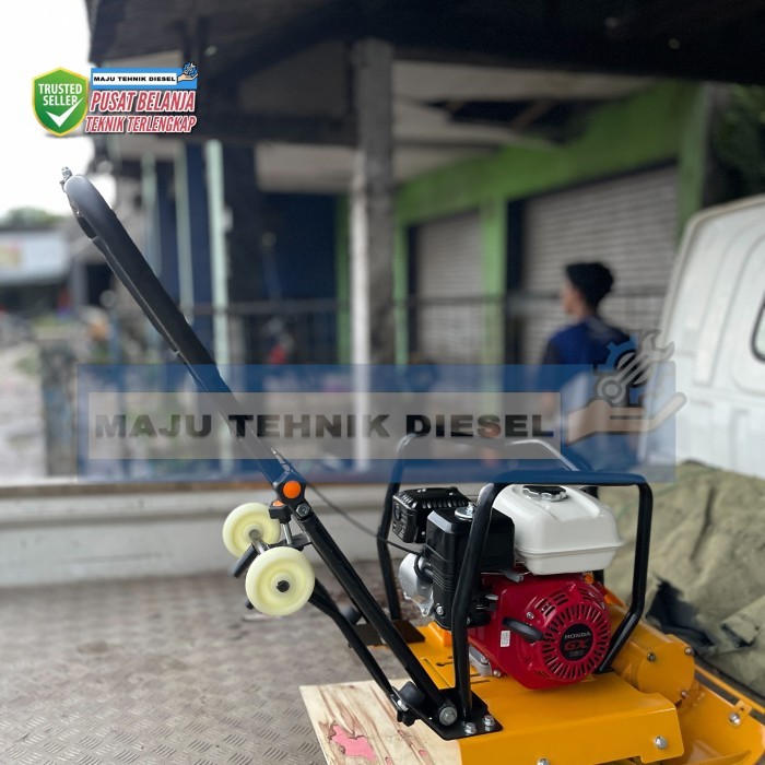 Mesin Stamper Kodok Plate Compactor TIGON TGC 80 + Mesin Honda GP 160 - TANPA MESIN