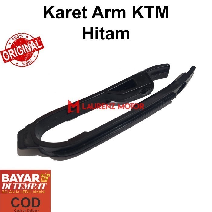 LM Karet Arm Tahanan Rantai KTM Replika Swing Arm Universal - Hitam
