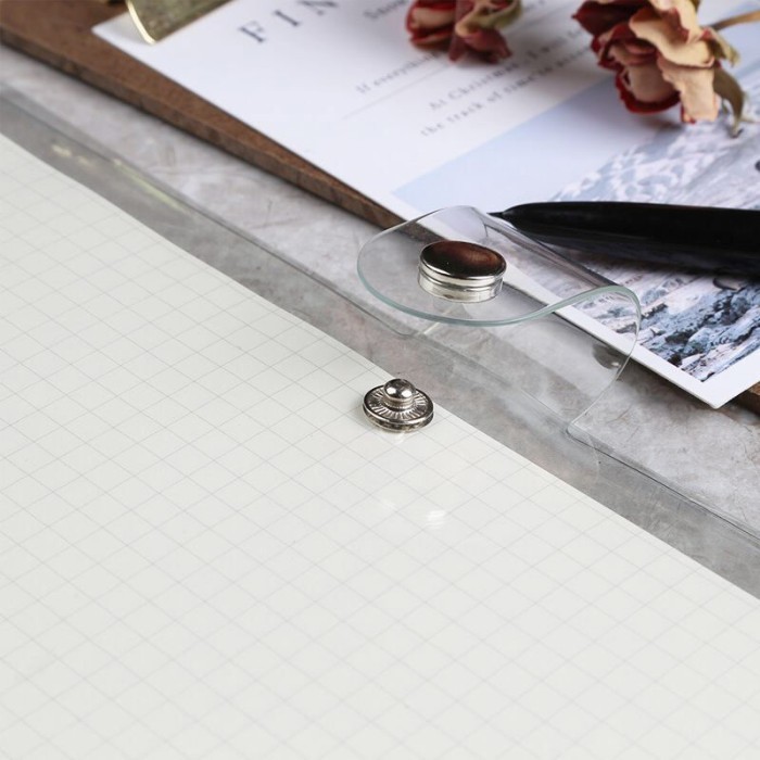 Korean Style Clear Cover 6 Ring Binder A5 - Binder A5 - Binder 6 Ring