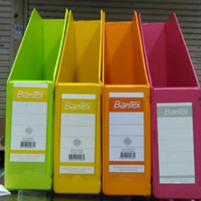 Box File Bantex 4010 7cm / Box Magazine Bantex 7cm - Hitam - Putih