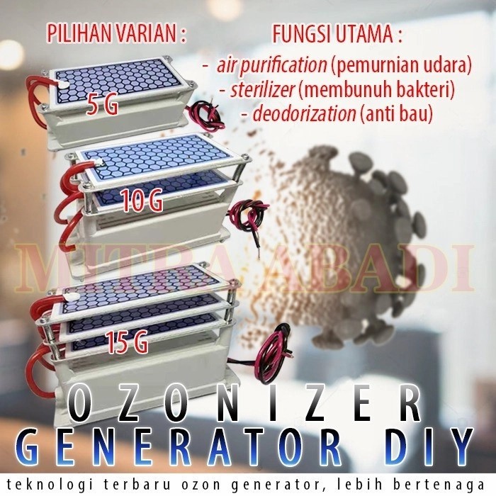 Mesin Ozonizer Generator / Air Purifier Sterilizer DIY