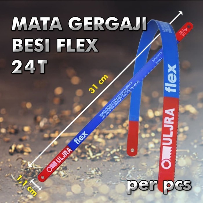 Mata Gergaji Besi Flex / Hacksaw Blade 12" / 12 INCH 24T