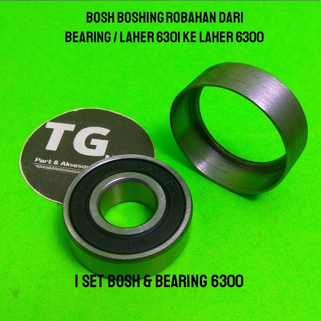 1 Set Bosh Bos Robahan Laher Bearing 6301 Ke 6300 Atau 6202 Universal