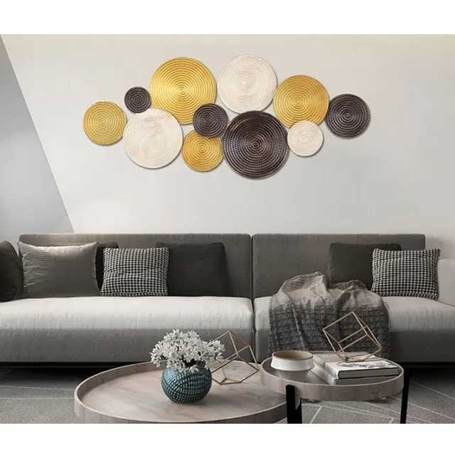 TERBARU Dekorasi Gantung hiasan waldecor ornamen dinding bulat mewah jumbo minimalis