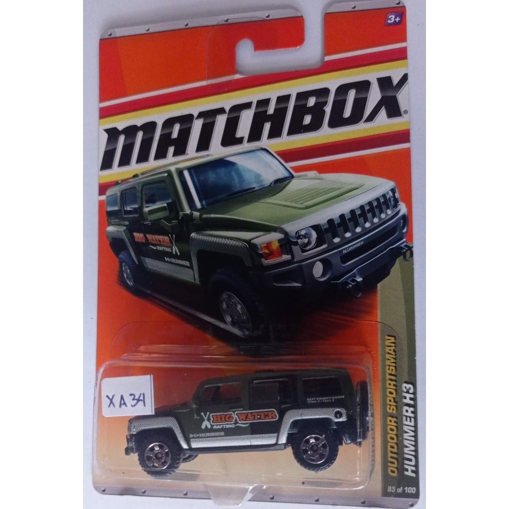 Matchbox - Hummer H3 Outdoor Sportsman Big Water Green