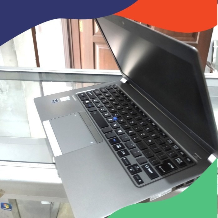 laptop toshiba bekas ultraslim dynabook R63p ssd 128Gb i5 gen6 murah