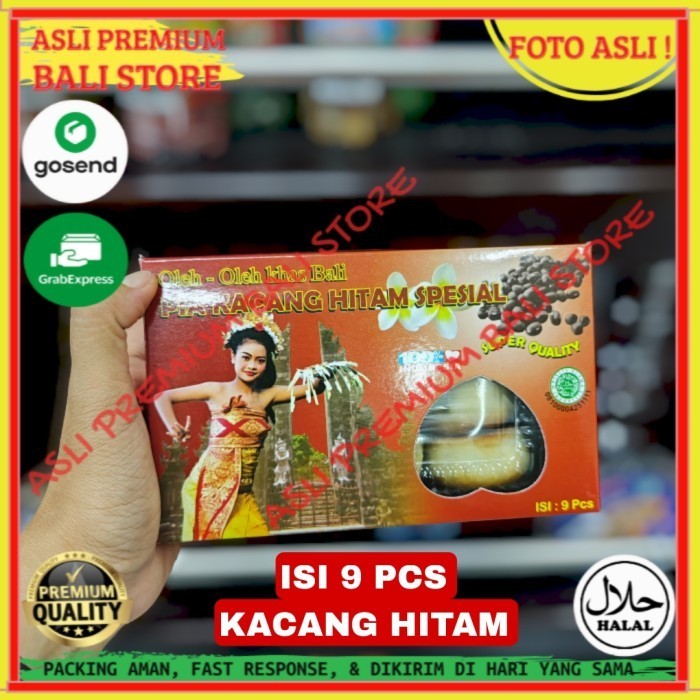 

OLEH OLEH MAKANAN CEMILAN CAMILAN SNACK KULINER KHAS ASLI ORI ORIGINAL BALI KUE CAKE BAKPIA PIA KACANG HITAM