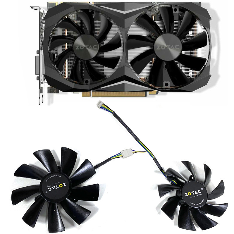 NEW 2PCS GAA8S2U GA92S2H 100MM 87MM GTX1070TI Mini Cooler Fan For ZOTAC GTX 1080 Ti MINI GTX 1070 Ti
