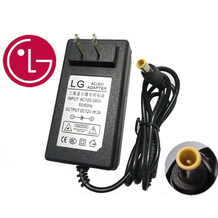 ADAPTOR MONITOR LG 19V / Adaptor Charger LED LCD Monitor TV LG Monitor 19V