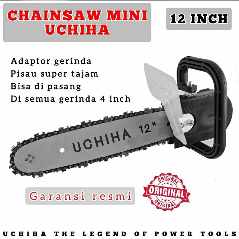 QX64RV UCHIHA Gergaji mini gerinda tangan / Adaptor chainsaw konverter adapter gerinda / Chainsaw ad