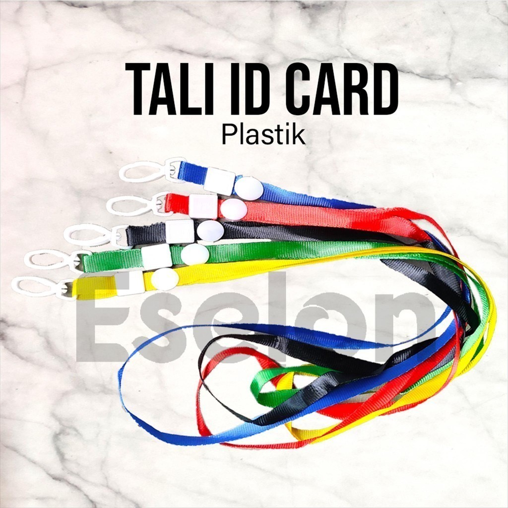 

Tali ID Card / Lanyard Eselon Plastik Warna