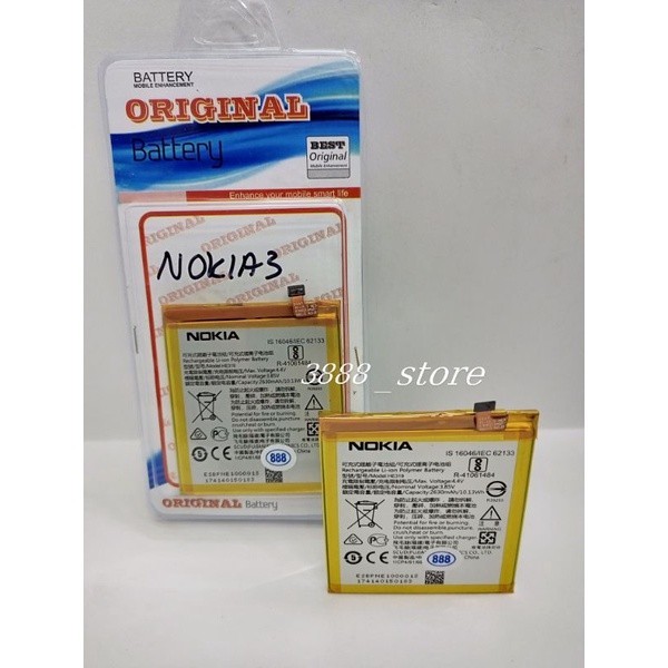 Baterai Nokia 3 Battery HE 319 Batterai Nokia 3 Batrai Original Batre Original