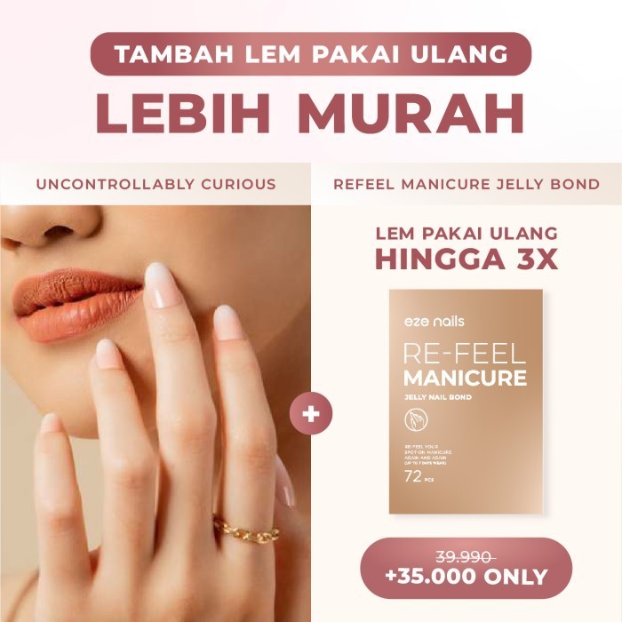 Eze Nails - Uncontrollably Curious Spot On Manicure Kuku Palsu Tempel - Uncontrollably