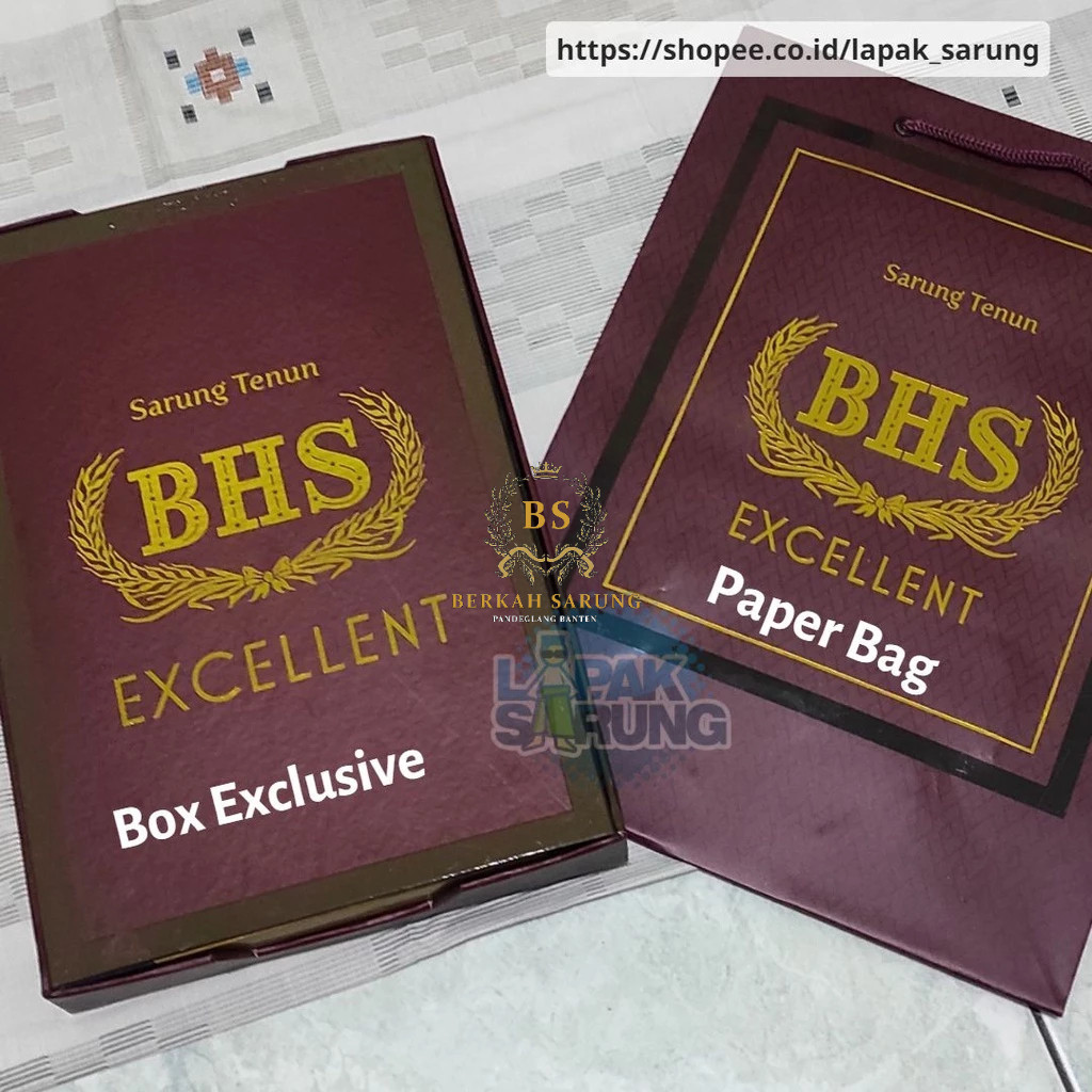 PEROMO SALE PEROMO SALE Sarung BHS Excellent Songket Gold Silver | Sarung BHS Excellent Gold SCK SGB