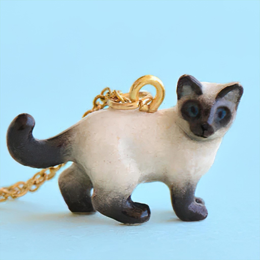 Camp Hollow Siamese Cat Necklace