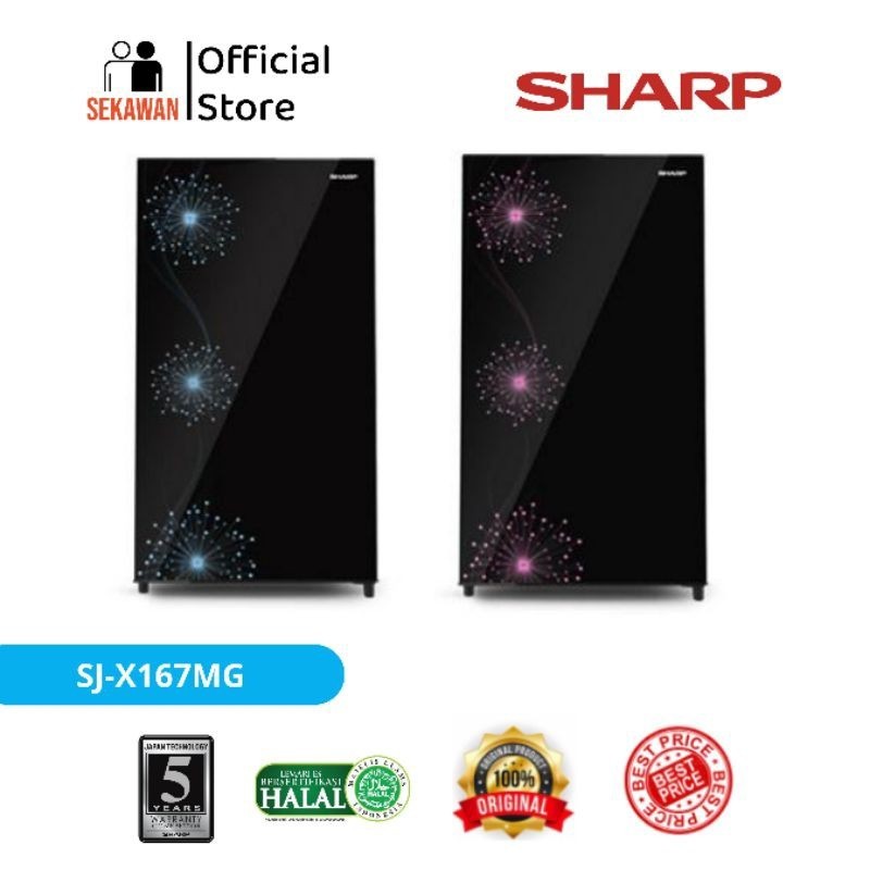 Kulkas 1 pintu SHARP SJ-X167MG