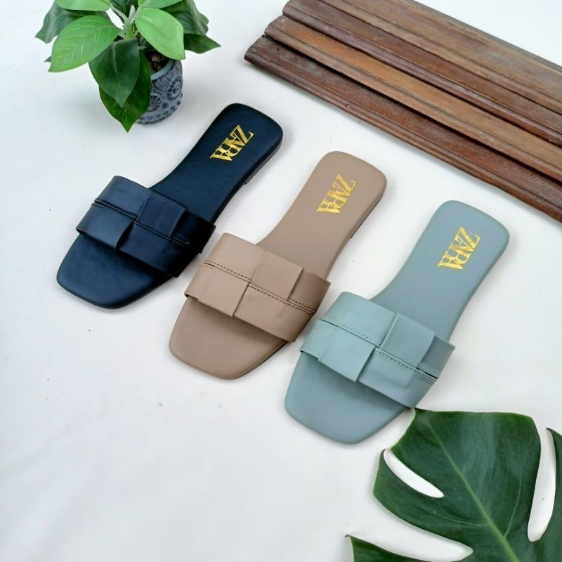 Sandal Wanita Sandal Flat zara ZR YD 092. Zaira store