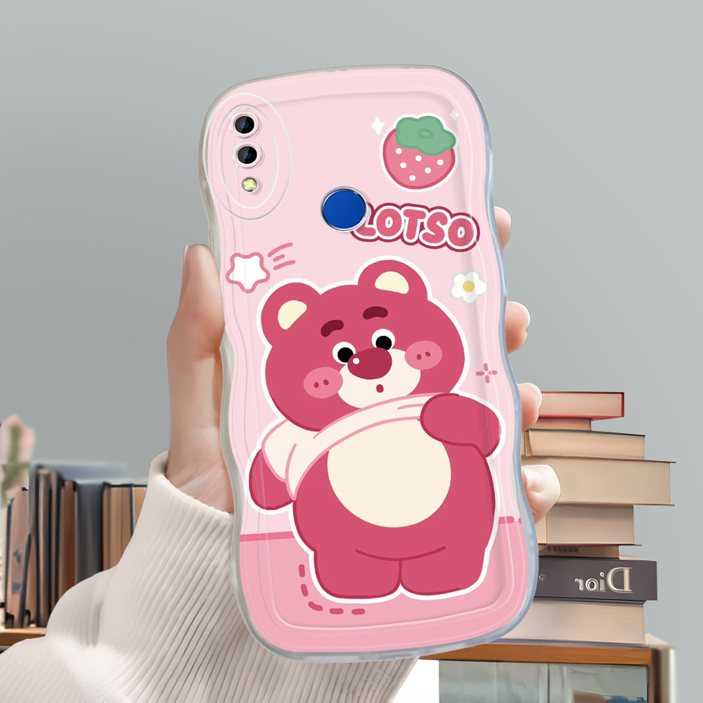 Casing Hp Untuk Realme 3 Pro Softcase Mode Phone Cover Cute Lotso Cesing Big Wavy Case Soft Kesing C
