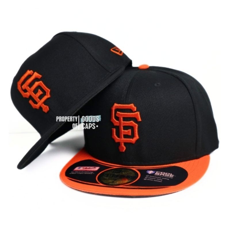 Topi Baseball SF San Francisco MLB Fitted Built Up Full Tag